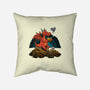 Book Cave-none removable cover w insert throw pillow-spiritgreen