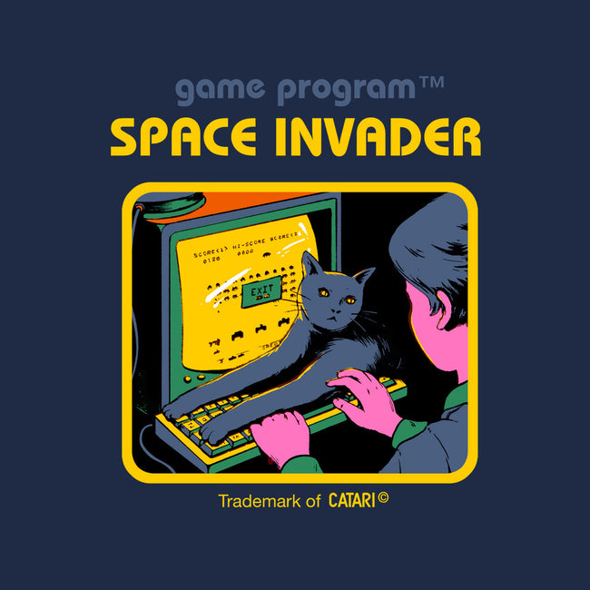 Space Invader-unisex kitchen apron-Mathiole