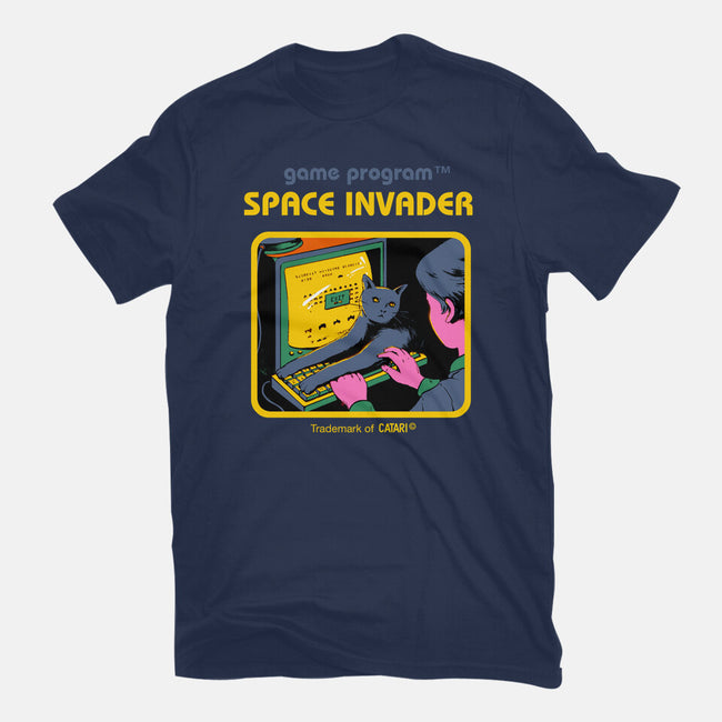 Space Invader-womens fitted tee-Mathiole