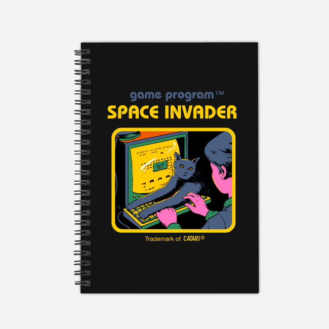 Space Invader-none dot grid notebook-Mathiole