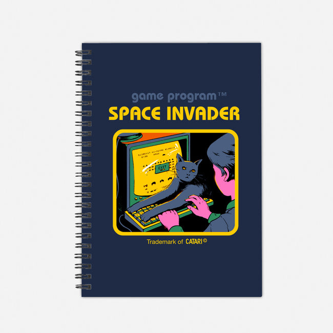 Space Invader-none dot grid notebook-Mathiole