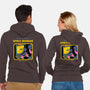 Space Invader-unisex zip-up sweatshirt-Mathiole