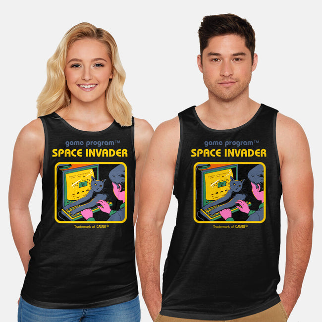 Space Invader-unisex basic tank-Mathiole