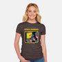 Space Invader-womens fitted tee-Mathiole