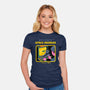Space Invader-womens fitted tee-Mathiole