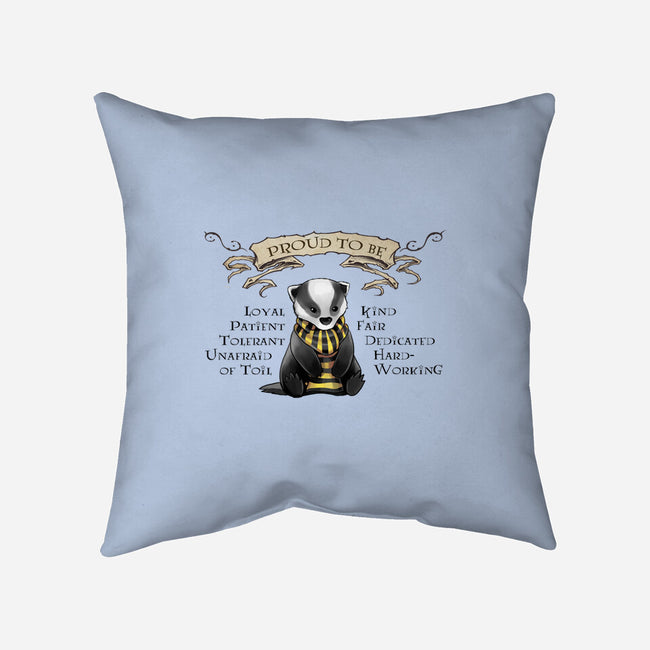 Proud To Be-none removable cover w insert throw pillow-Yunuyei