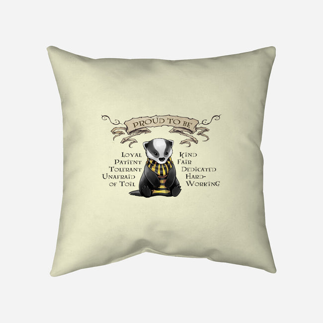 Proud To Be-none removable cover w insert throw pillow-Yunuyei