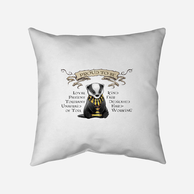 Proud To Be-none removable cover w insert throw pillow-Yunuyei