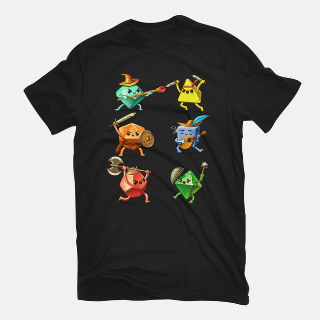 RPG Dice Party-youth basic tee-andremuller.art