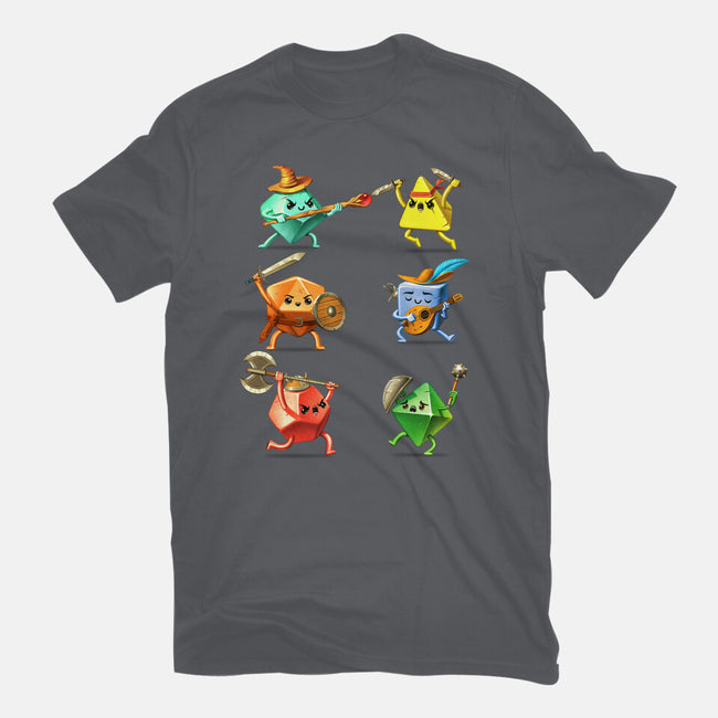 RPG Dice Party-youth basic tee-andremuller.art