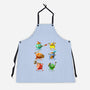 RPG Dice Party-unisex kitchen apron-andremuller.art