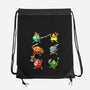 RPG Dice Party-none drawstring bag-andremuller.art