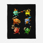 RPG Dice Party-none fleece blanket-andremuller.art