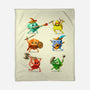 RPG Dice Party-none fleece blanket-andremuller.art