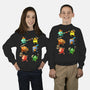 RPG Dice Party-youth crew neck sweatshirt-andremuller.art