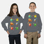 RPG Dice Party-youth crew neck sweatshirt-andremuller.art