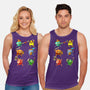 RPG Dice Party-unisex basic tank-andremuller.art