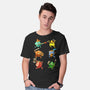 RPG Dice Party-mens basic tee-andremuller.art