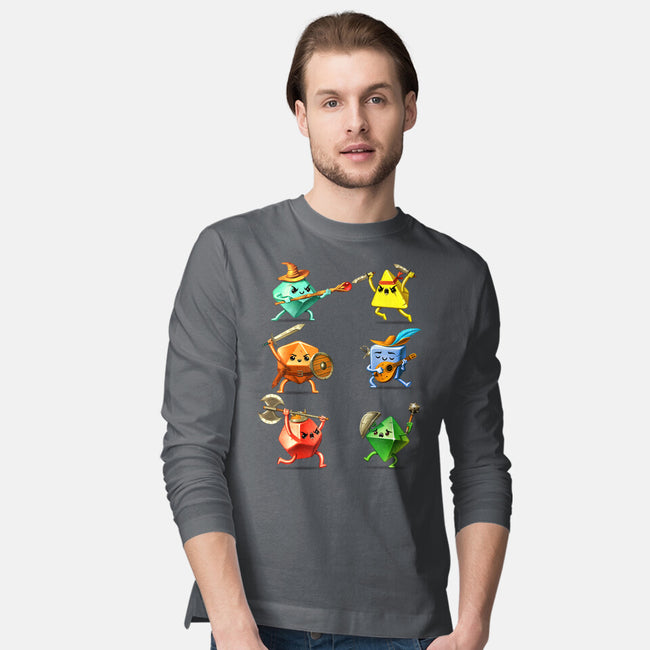 RPG Dice Party-mens long sleeved tee-andremuller.art