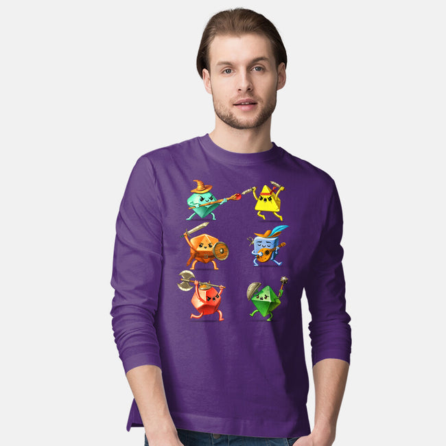 RPG Dice Party-mens long sleeved tee-andremuller.art