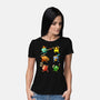 RPG Dice Party-womens basic tee-andremuller.art