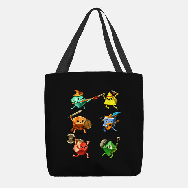 RPG Dice Party-none basic tote-andremuller.art