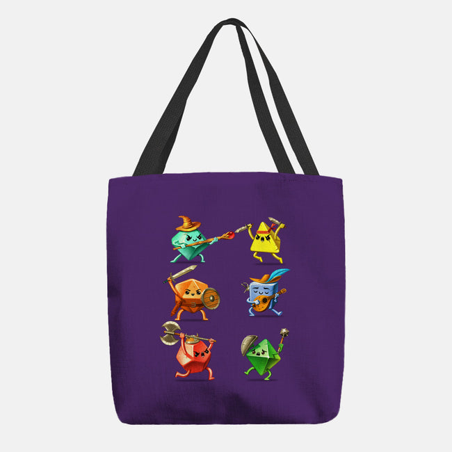 RPG Dice Party-none basic tote-andremuller.art