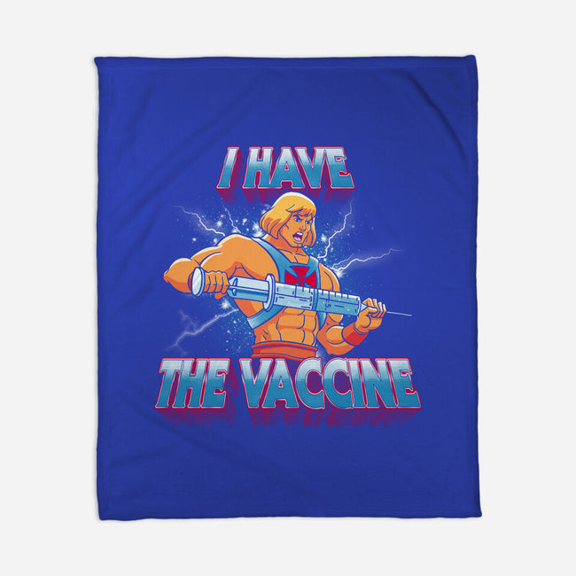 I Have The Vaccine-none fleece blanket-teesgeex