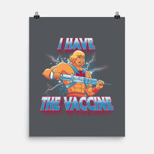 I Have The Vaccine-none matte poster-teesgeex