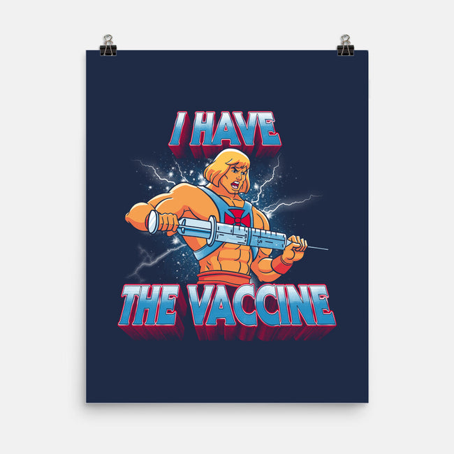 I Have The Vaccine-none matte poster-teesgeex