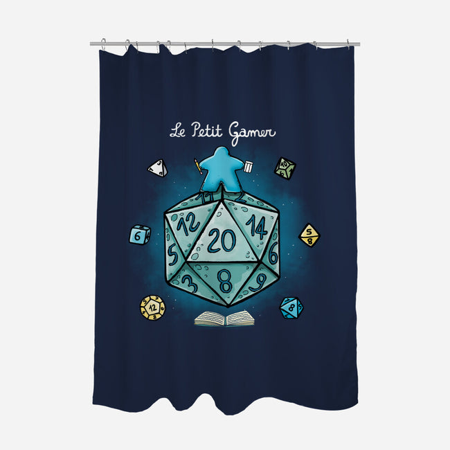 Le Petit Gamer-none polyester shower curtain-Vallina84