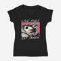 Fast Trash Life-womens v-neck tee-vp021