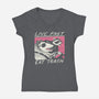 Fast Trash Life-womens v-neck tee-vp021