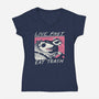 Fast Trash Life-womens v-neck tee-vp021