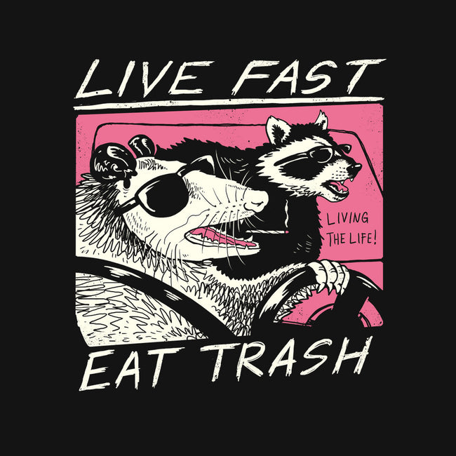 Fast Trash Life-womens v-neck tee-vp021