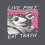 Fast Trash Life-womens v-neck tee-vp021