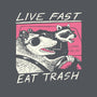 Fast Trash Life-none stretched canvas-vp021