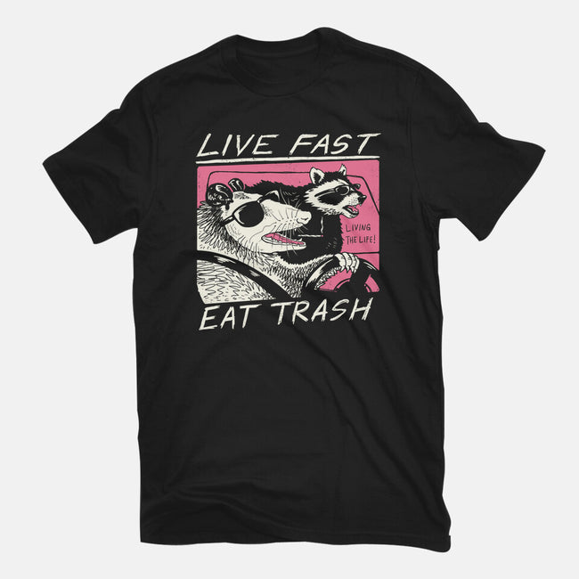 Fast Trash Life-mens heavyweight tee-vp021