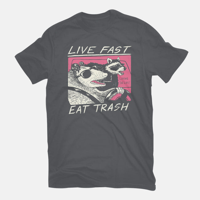 Fast Trash Life-mens heavyweight tee-vp021