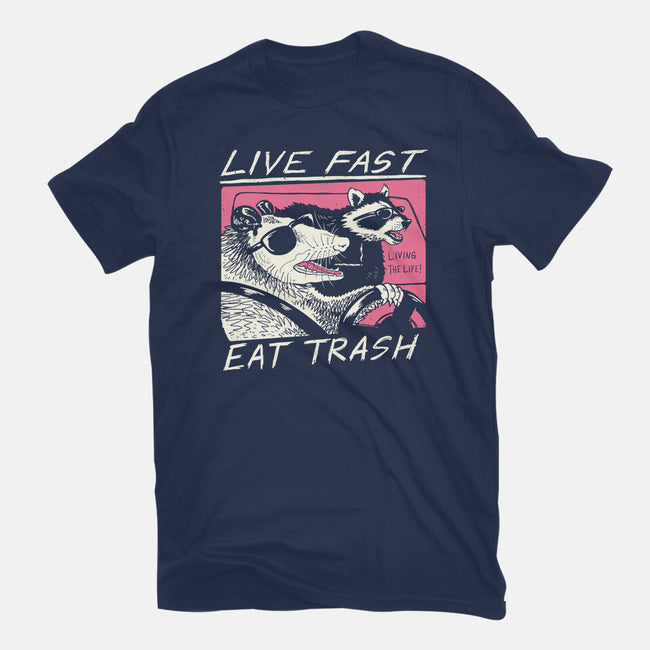 Fast Trash Life-mens basic tee-vp021