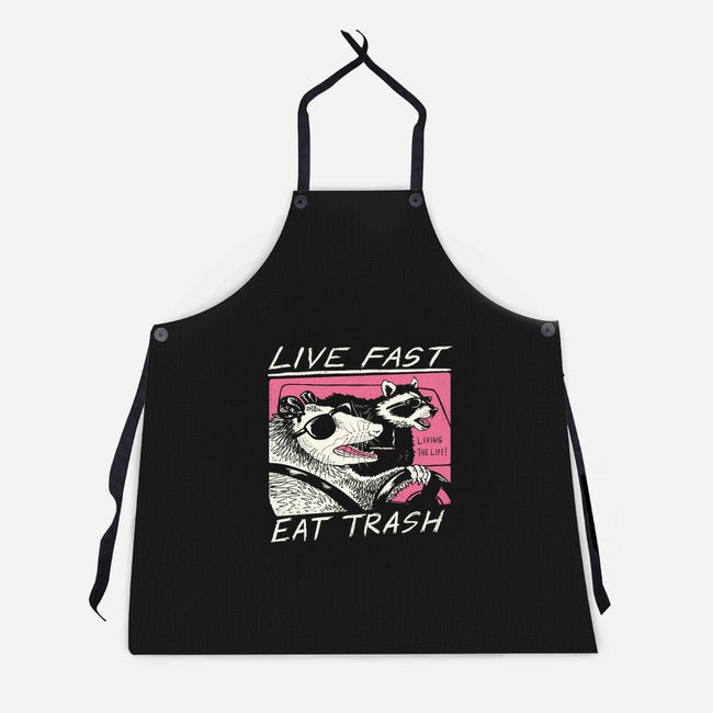 Fast Trash Life-unisex kitchen apron-vp021