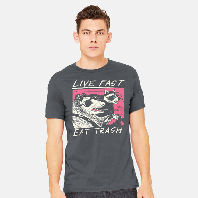 Fast Trash Life-mens heavyweight tee-vp021