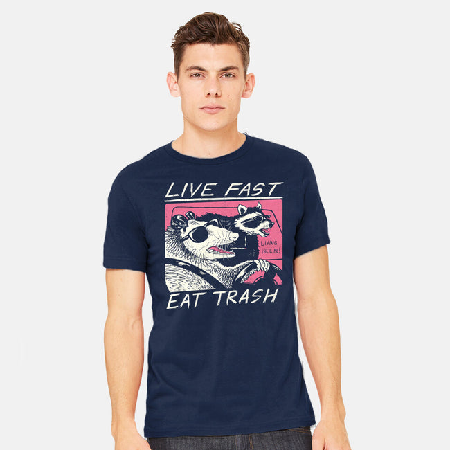 Fast Trash Life-mens heavyweight tee-vp021
