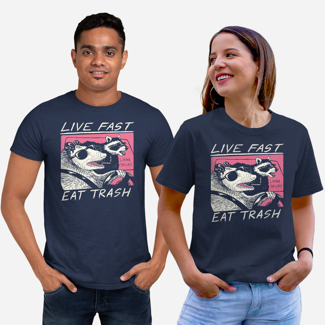 Fast Trash Life-unisex basic tee-vp021