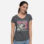 Fast Trash Life-womens v-neck tee-vp021
