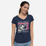 Fast Trash Life-womens v-neck tee-vp021