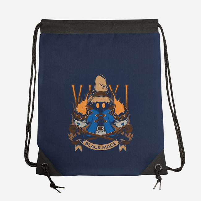 Black Mage-none drawstring bag-Alundrart