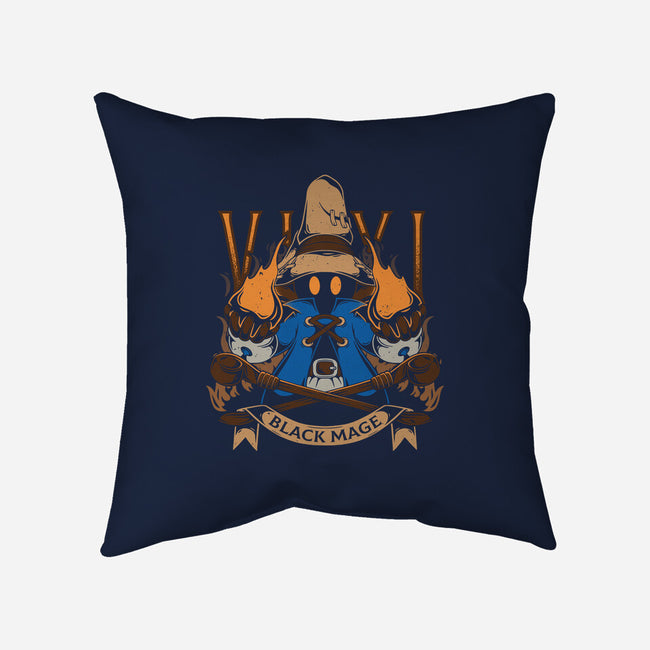 Black Mage-none removable cover w insert throw pillow-Alundrart