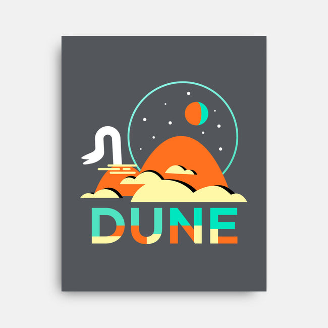 Dune Minimal-none stretched canvas-Mal