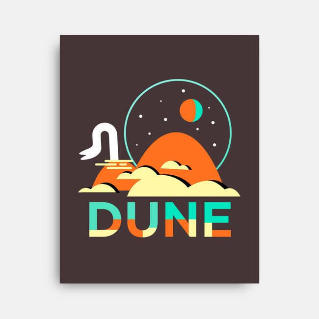Dune Minimal-none stretched canvas-Mal
